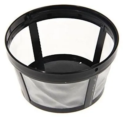 Permanenter Metallfilter für Kaffeemaschine, 12 Tassen, 64 mm