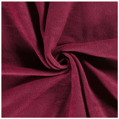 Fleecestoff Vliesstoff Fleece Stoff Zuschnitt ab 0,5m Meterware am Stück sangriarot