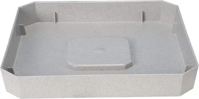 Immagine prodotto di Vassoio in pietra grigio, versatile, 1 pezzo, grigio