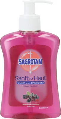Produktbild von Sagrotan Handseife Brombeere und Waldfrüchte – Hygienische Flüssigseife