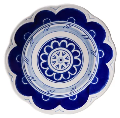 Heinen Delfts Blauw – Essteller Majolica 26,5 cm – Bild 1