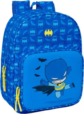 Image de Sac à dos scolaire Batman bleu 26 x 34 x 11 cm