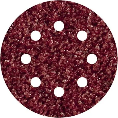 Immagine prodotto di Wolfcraft 2069000 Router sandpaper Hook-and-loop-backed, Punched Grit size 40 (Ø) 125 mm 5 pc(s)