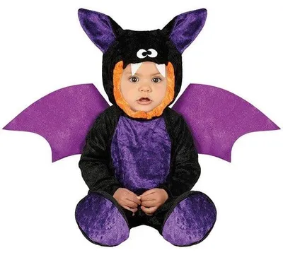 Image de Costume de chauve-souris petite chauve-souris d'Halloween pour bébés et jeunes enfants