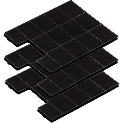 Produktbild von 3 Stk. Ersatz Kohlefilter zu KF 17139 - Aktivkohlefilter für Amica Dunstabzugshauben Inselhauben IH 17115 E und auch für KH 17021 und KH 17127