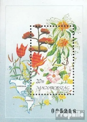 Produktbild von Briefmarken Ungarn 1991 Mi Block214A (kompl.Ausg.) postfrisch Blumen