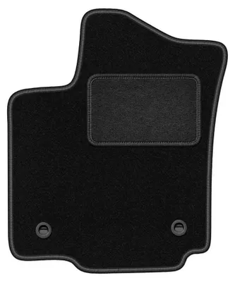 Produktbild von Fahrermatte Velours für Volkswagen Phaeton 2002-2016 (Limousine) – 1-tlg, Schwarz, passgenau – Wielganizator LUX
