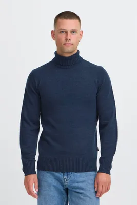 Immagine prodotto di Blend BHRylie: Maglione a collo alto da uomo, lavorazione fine, vestibilità regular