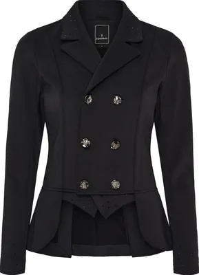 Produktbild von Equipage Damen Turnierjacket Andrea schwarz mit Strass, Größe:34