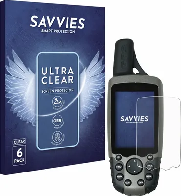 Produktbild von 6x Für Garmin GPSMAP 60CSx Schutzfolie Savvies Displayschutz Display Schutz Folie Klar Transparent