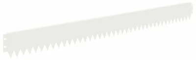 Produktbild von vidaXL Raseneinfassung 50 pcs 103 x 10 cm Stahl Weiß