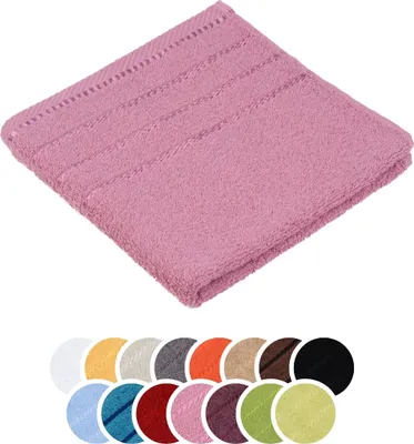 Produktbild von liebling Handtuch, 100% Baumwolle, Serie Potsdam, 50 x 100 cm, 60 Grad waschbar, trocknergeeignet, Farbe: altrosa