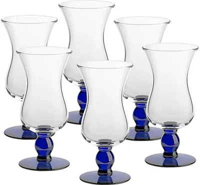 Produktbild von Eiscremeglas 6er-Set Veneto Amore Vero 21,5cm blau