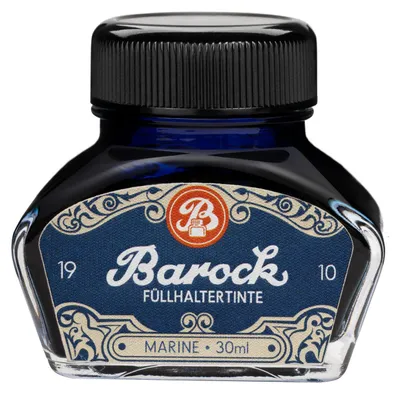 Produktbild von Barock 1910 Schreibtinte Marine, Füllertinte im 30 ml Tintenfass