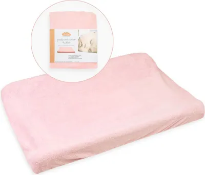 Produktbild von Wickelauflage - Weich und saugfähig - 1 Stück - Rosa - Mikrofaser - 80 x 50 cm