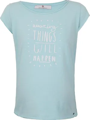 Produktbild von Blaues Bellybutton Umstands-T-Shirt für Damen