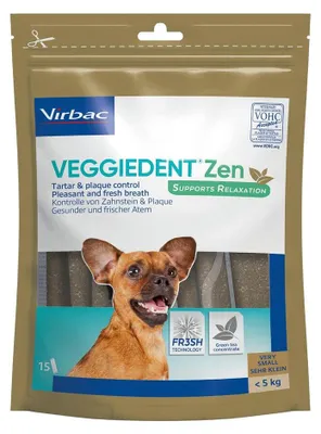 Produktbild von VIRBAC Veggiedent Zen XS - Hundeleckerli - 114g