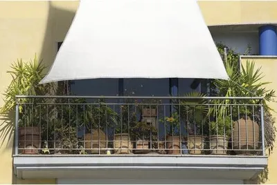 Immagine prodotto di Tenda da sole per balcone 270 x 140 cm bianco crema in tessuto ombreggiante HDPE