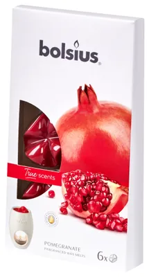 Produktbild von Bolsius schmelzbares Duftwachs Granatapfel