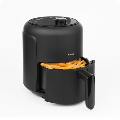 Zdjęcie produktu dla Huslog frytkownica beztłuszczowa Air Fryer 2,3 l 1000 W timer 60 min non-stick compact