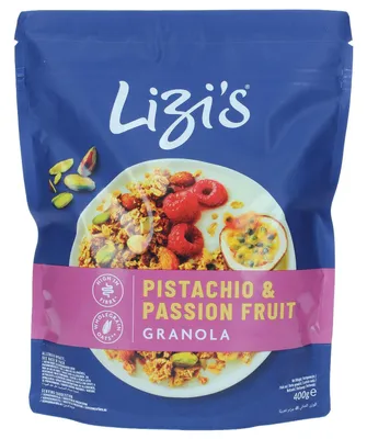 Produktbild von LIZI's Granola, Passion Fruit & Pistacchio 400g