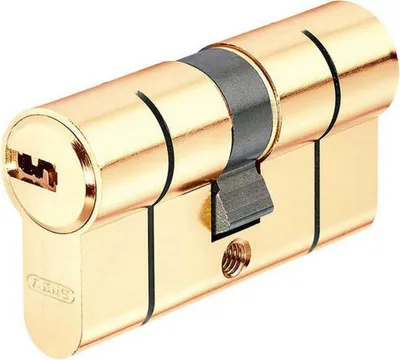 Produktbild von Doppelkupplung Messing Spitzen Euro Zylinder 30/30 - D66 mm 30/30 Abus