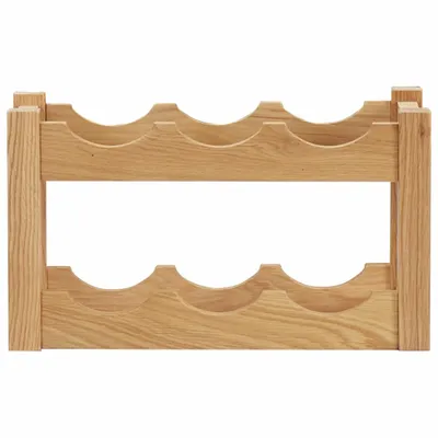 Produktbild von vidaXL Weinregal für 6 Flaschen 37 x 21 x 21 cm Eiche Massivholz