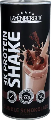 Produktbild von Layenberger 3K Protein Shake Dunkle Schokolade, 360 g PUL