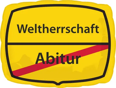 Produktbild von Amscan Abitur - Weltherrschaft 0 0 STK