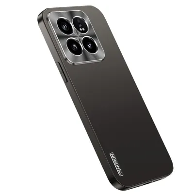 Immagine prodotto di Per Xiaomi 14 Pro fine metallo opaco design cellulare protettivo copertura caso nero