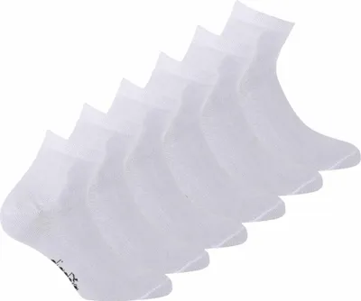 Produktbild von Diadora Uni Socken, 6er Pack - Sportsocken, Baumwolle, Mehrfachpackung, Logo, einfarbig Weiß 39-42