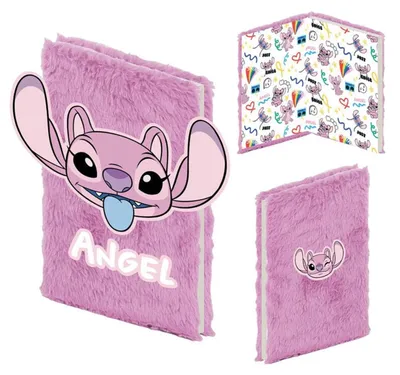 Productafbeelding van Lilo & Stitch pluche notitieboekje - Engel