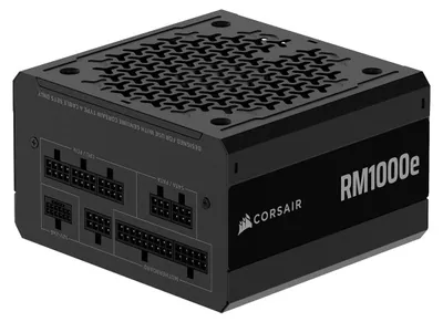 Produktbild von Corsair RM Series RM1000e, 1000 W, 100 - 240 V, 47 - 63 Hz, 12 - 6 A, 150 W, 1000 W