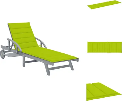 Produktbild von vidaXL Sonnenliege mit Auflage Akazie Massivholz - Sonnenliegen