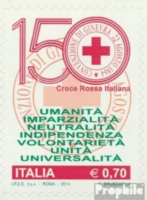 Produktbild von Briefmarken Italien 2014 Mi 3701 (kompl.Ausg.) postfrisch Rotes Kreuz