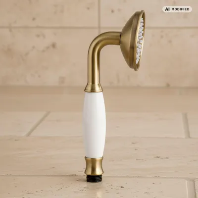 Produktbild von PaulGurkes Nostalgie Duschkopf Handbrause Antik Messing Bronze
