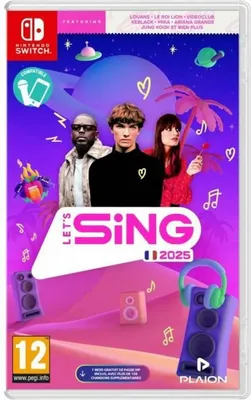 Obrázek produktu pro PLAION Let’s Sing 2025, Nintendo Switch, Režim multiplayer, Očekáváno hodnocení