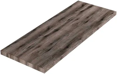 Produktbild von Waschtischplatte 120 cm für das Badezimmer in Holzoptik Eiche dunkel