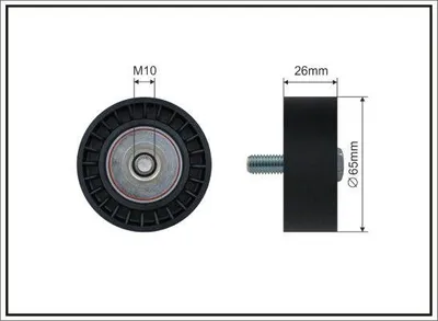 Immagine prodotto di CAFFARO 143-26: Puleggia/tenditore, cinghia trapezoidale. 143-26