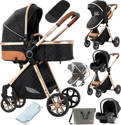Immagine prodotto di Trasportatore per neonati, design leggero, funzionalità versatile, XV9-NERO