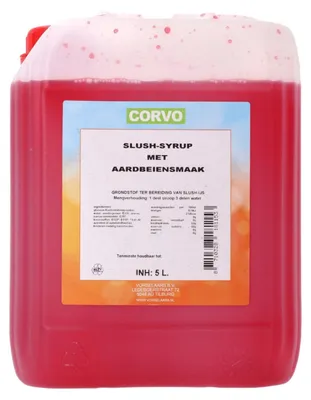 Produktbild von Vorselaars - Slush Siroop - Aardbei - 5 Liter
