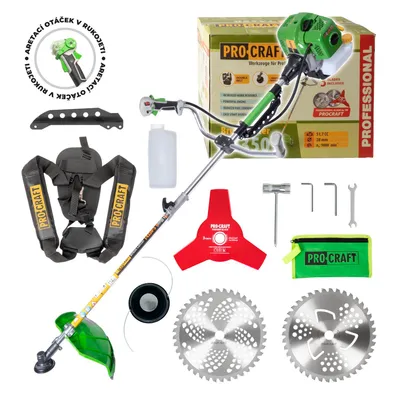 Immagine prodotto di Decespugliatore a benzina Procraft T4350-S con albero sdoppiato