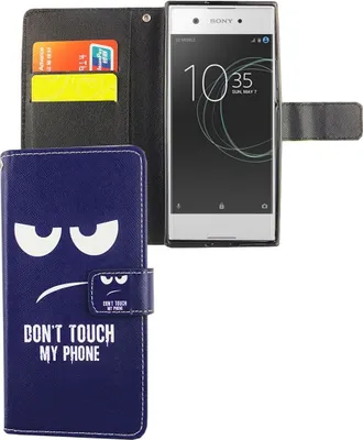 Produktbild von Handyhülle Tasche für Handy Sony Xperia XA1 Dont Touch my Phone