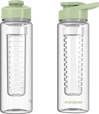 Produktbild von Muitomas Wasserflasche + Infuser 700ml Grün