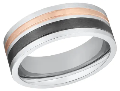 Produktbild von s.Oliver Herren Ring 2032551 2032553 2032554 2032555 Edelstahl IP Gun IP Rosé