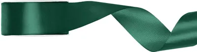 Image de Ruban cadeau en satin vert foncé 25m 25mm de large