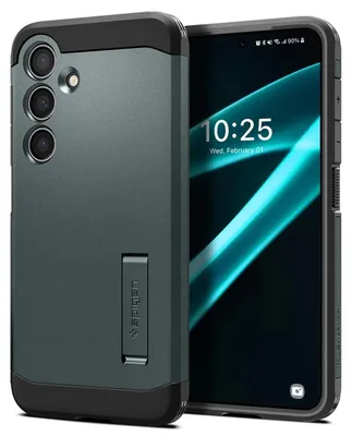 Obrázok produktu pre Spigen Tough Armor, Ochranný obal, Samsung, Galaxy S24 Plus, 17 cm (6.7"), Čierna, Zelená