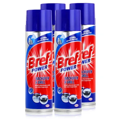 Produktbild von Sidol Bref Power Backofen & Grill Reiniger 500ml (4er Pack)