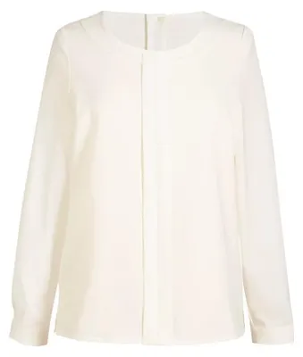 Produktbild von Brook Taverner - "Riola" Bluse für Damen, Langärmlig LT4593 (50 DE) (Cremefarbe)