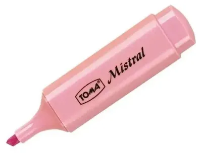 Image de Surligneur Mistral rose pastel (10pcs) TOMA